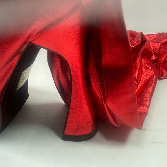 Jeffrey Campbell BNIB Small PANTALONES 6M platform women Metallic Red - Picture 8 of 16